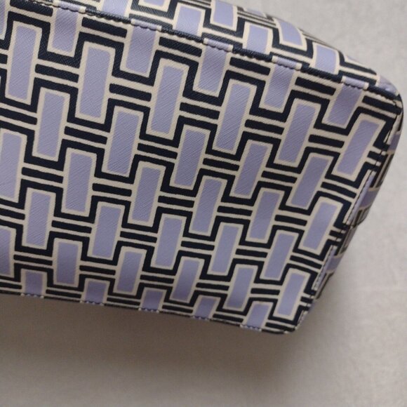 Kate Spade Shoulder Tote Shore Street Forest Geo Margaretta Geometric BAG ONLY - Picture 3 of 9